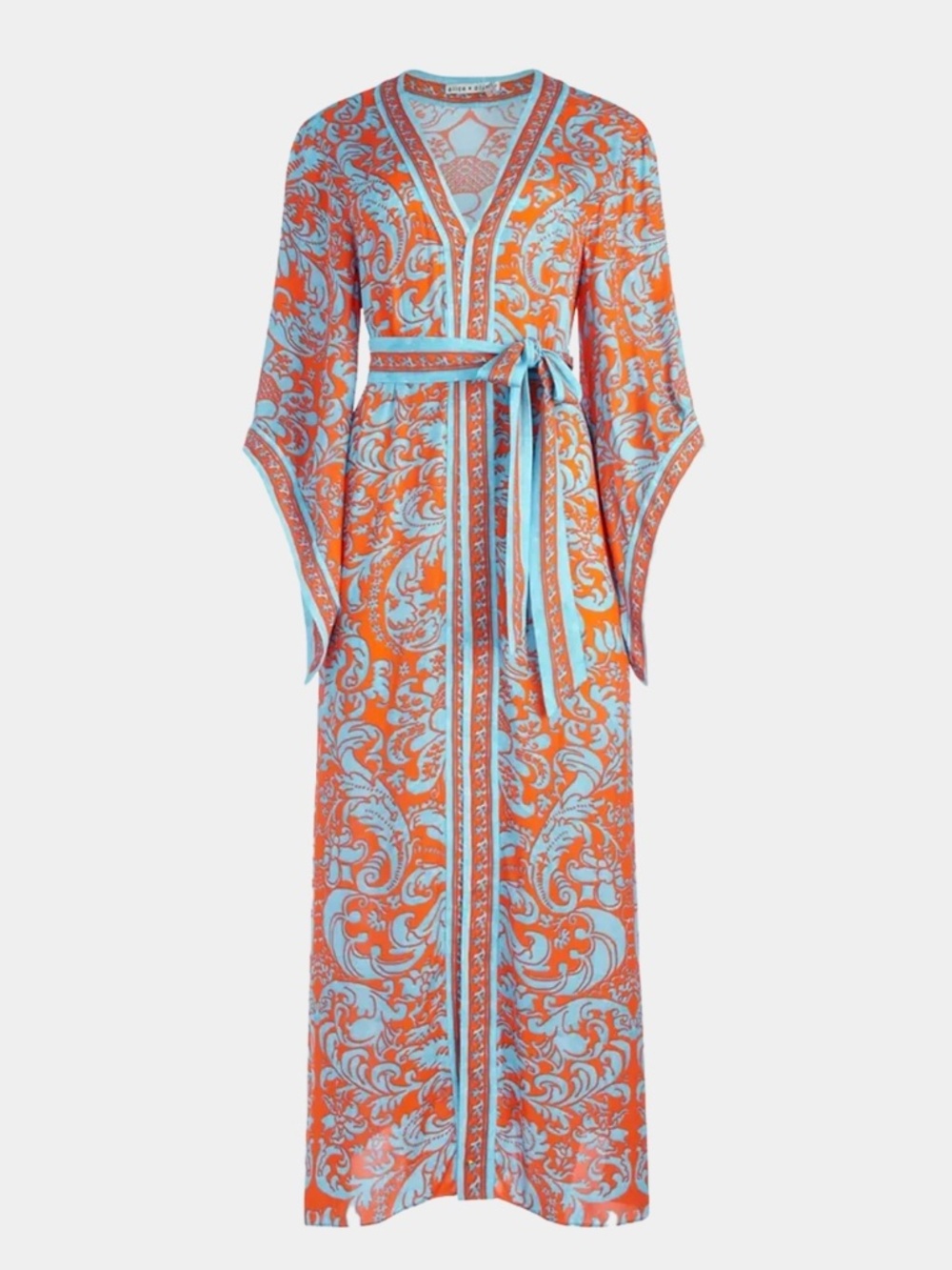 Alice + Oivia Domino Tie Waist Jacket / Robe sz M NEW